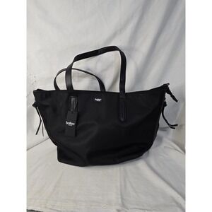 Botkier New York Bond Black Tote Shoulder Bag Large Travel Purse Handbag‎ New